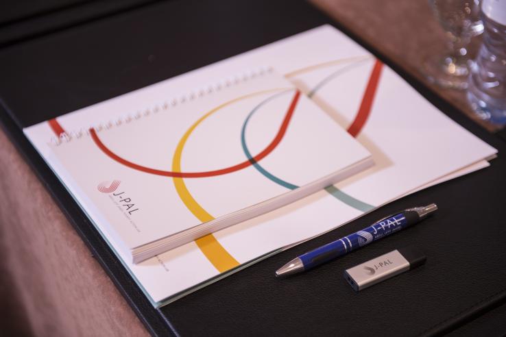 Notepads with J-PALs logo