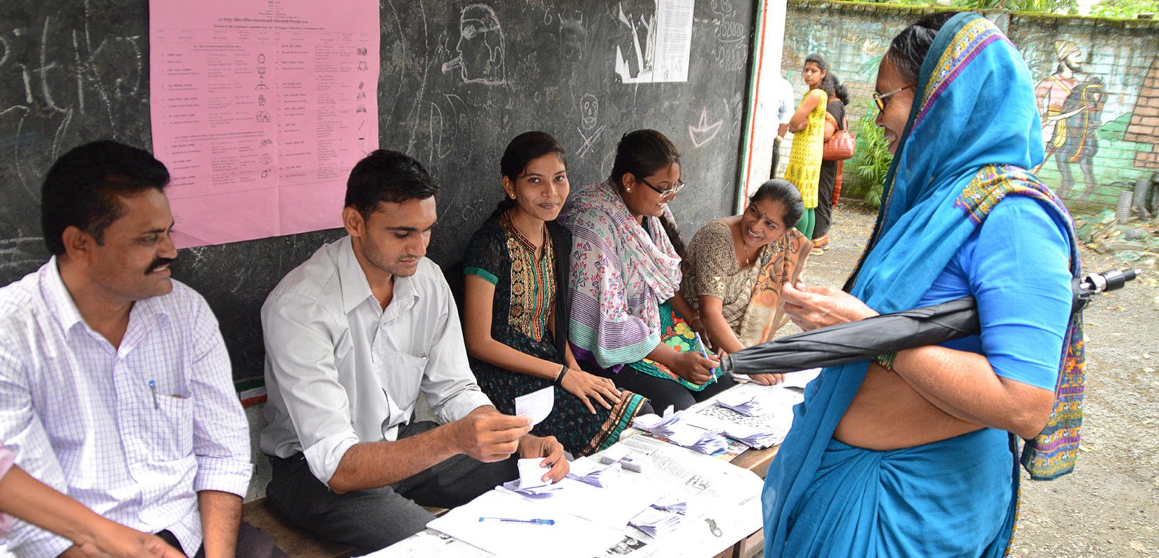 Image: Elections in Nagpur, India