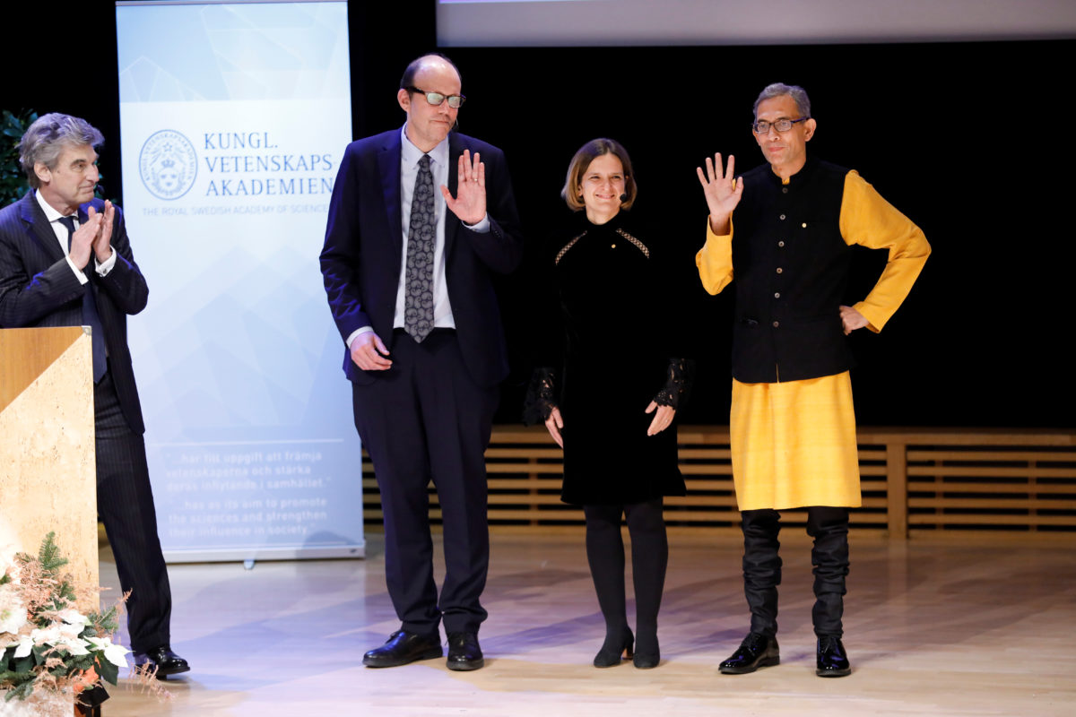 Michael Kremer, Esther Duflo, and Abhijit Banerjee