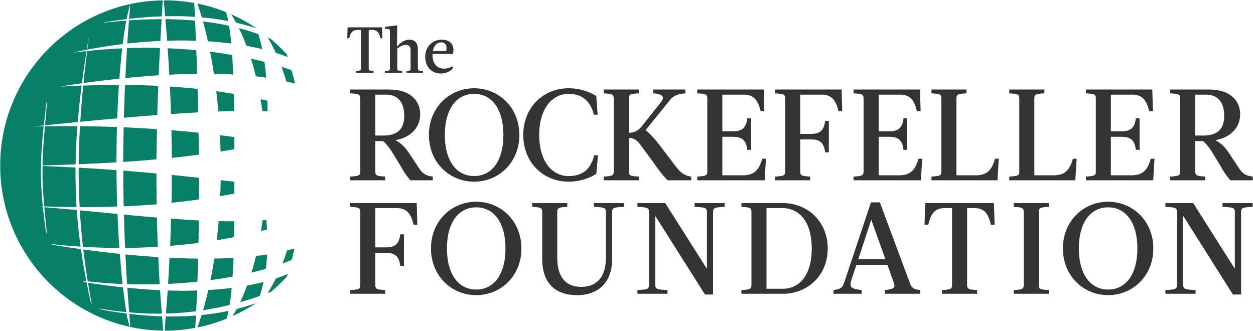 The logo of the Rockefeller Foundation