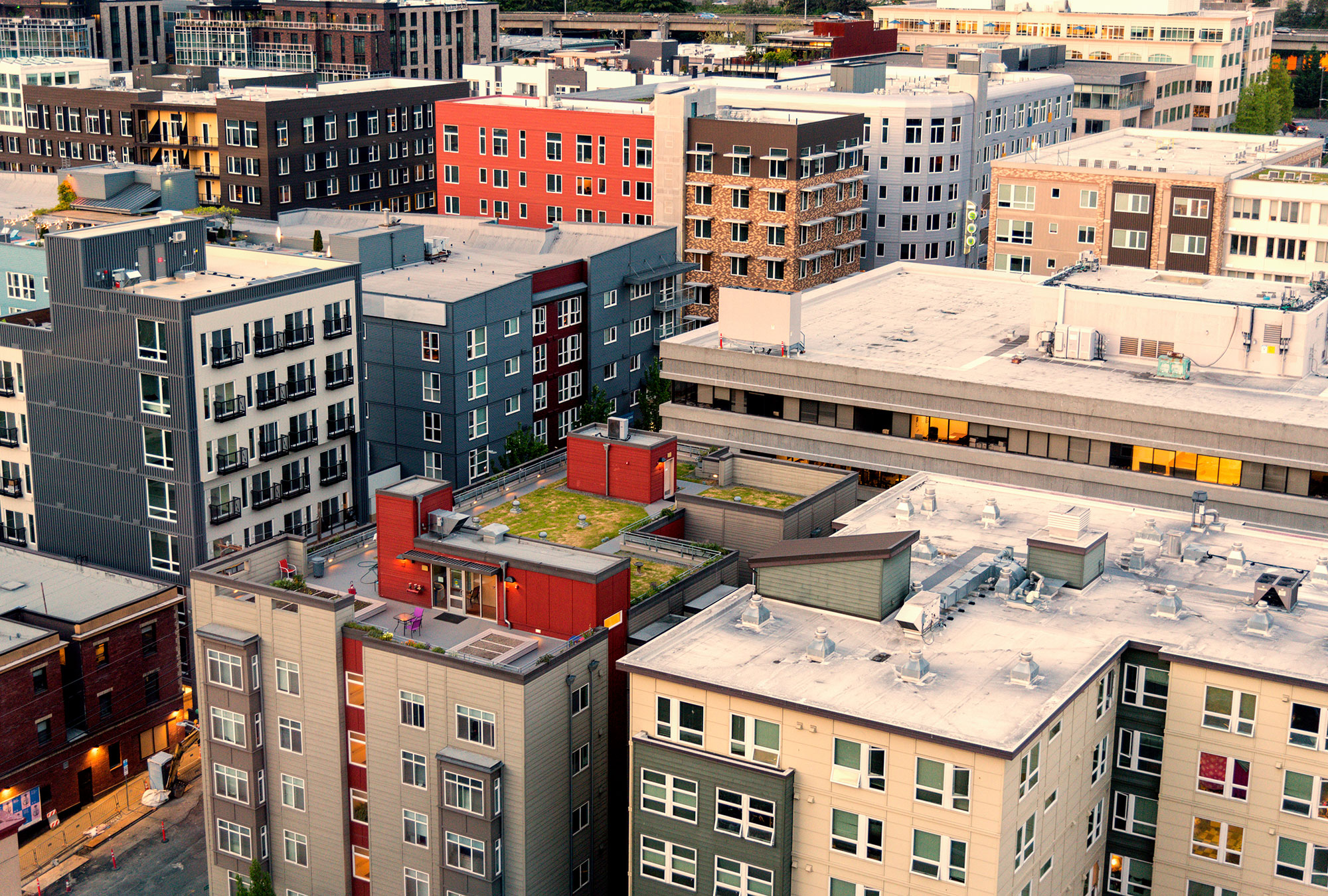 City view from above