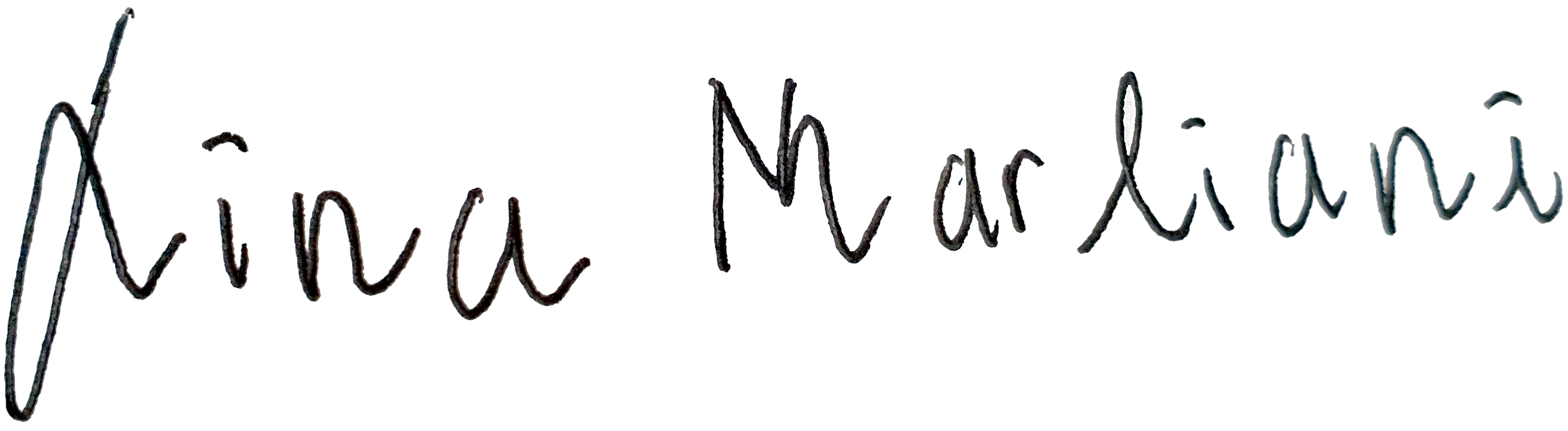 Lina Marliani's signature