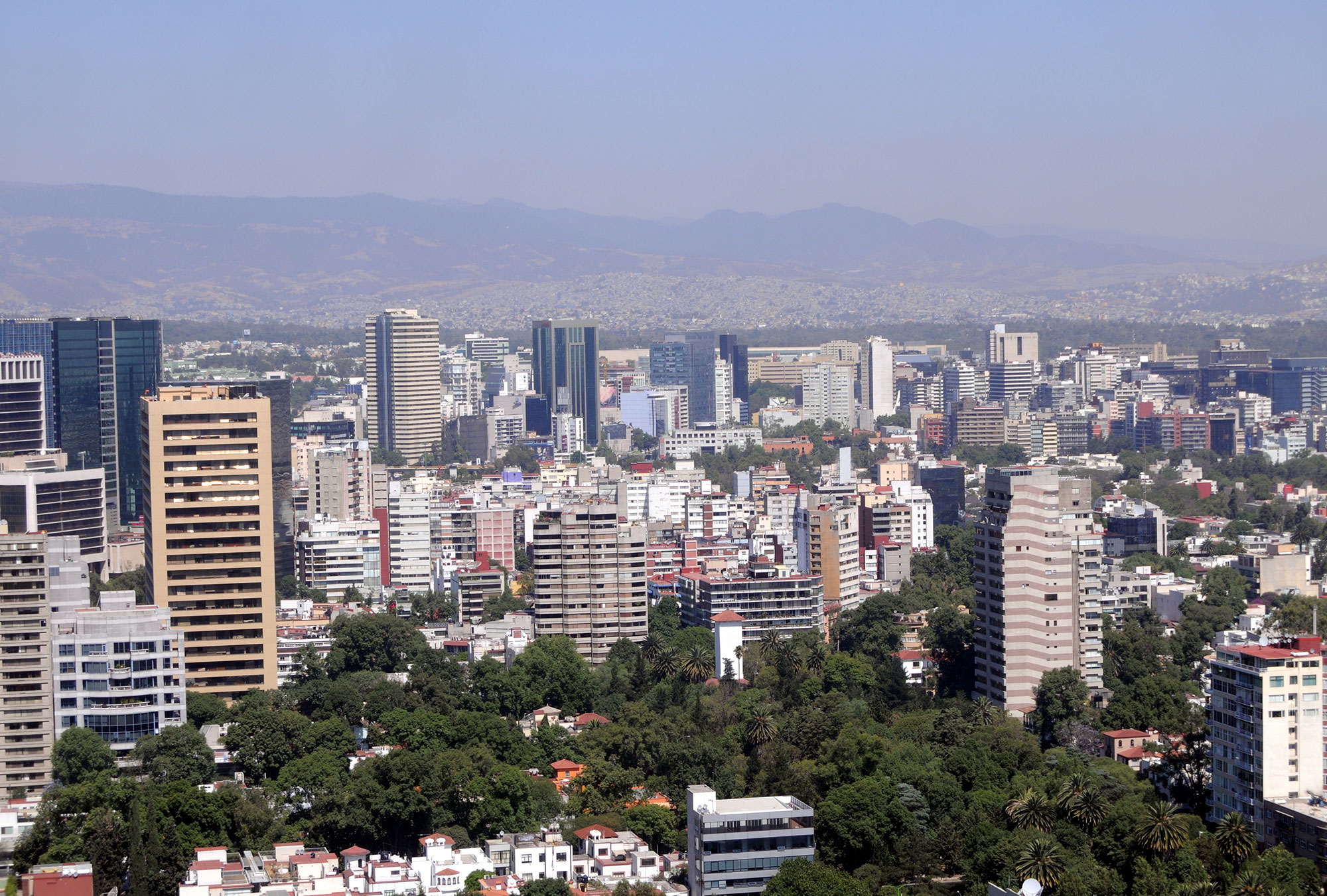 Mexico City skyline