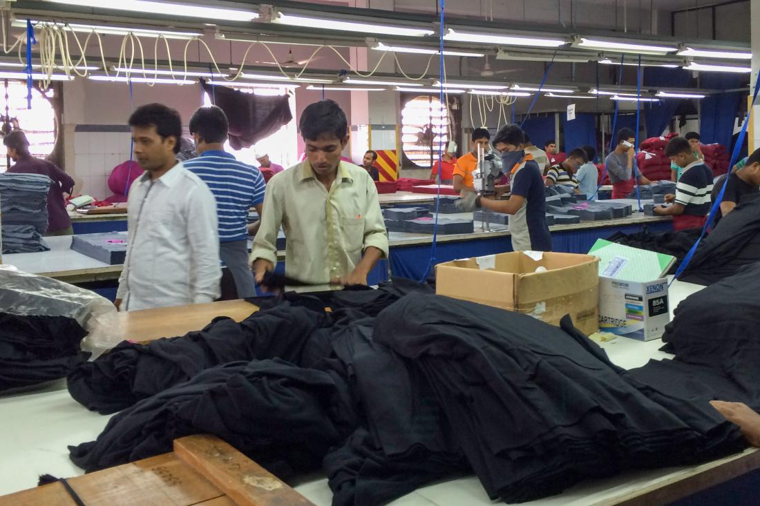 garment workers in a factory