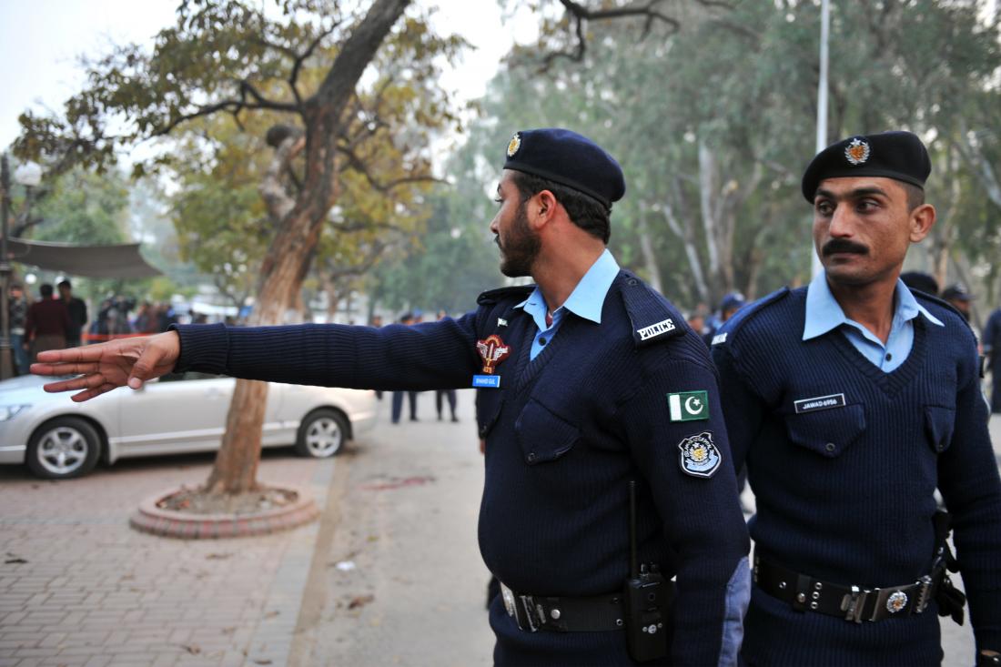 Policemen in Pakistan