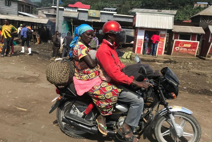 People riding