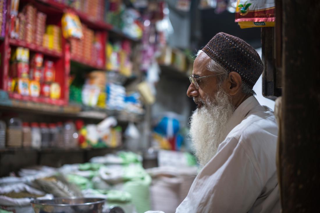 People at the streets of Lahore, Pakistan