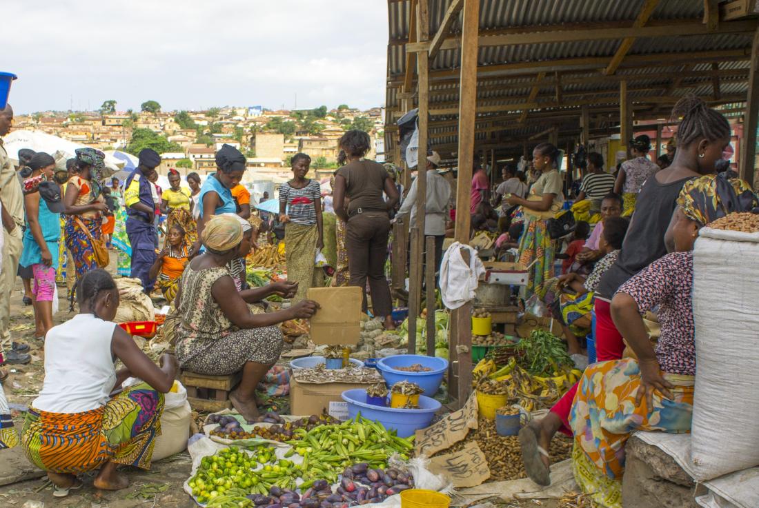 Cash purchases being used to purchase food from open market in the Democratic Republic of the Congo