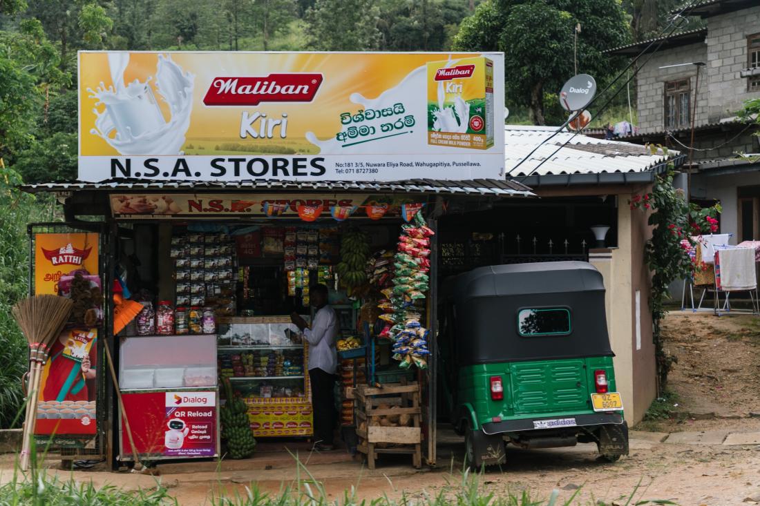 Informal firms seen as small shop in Sri Lanka