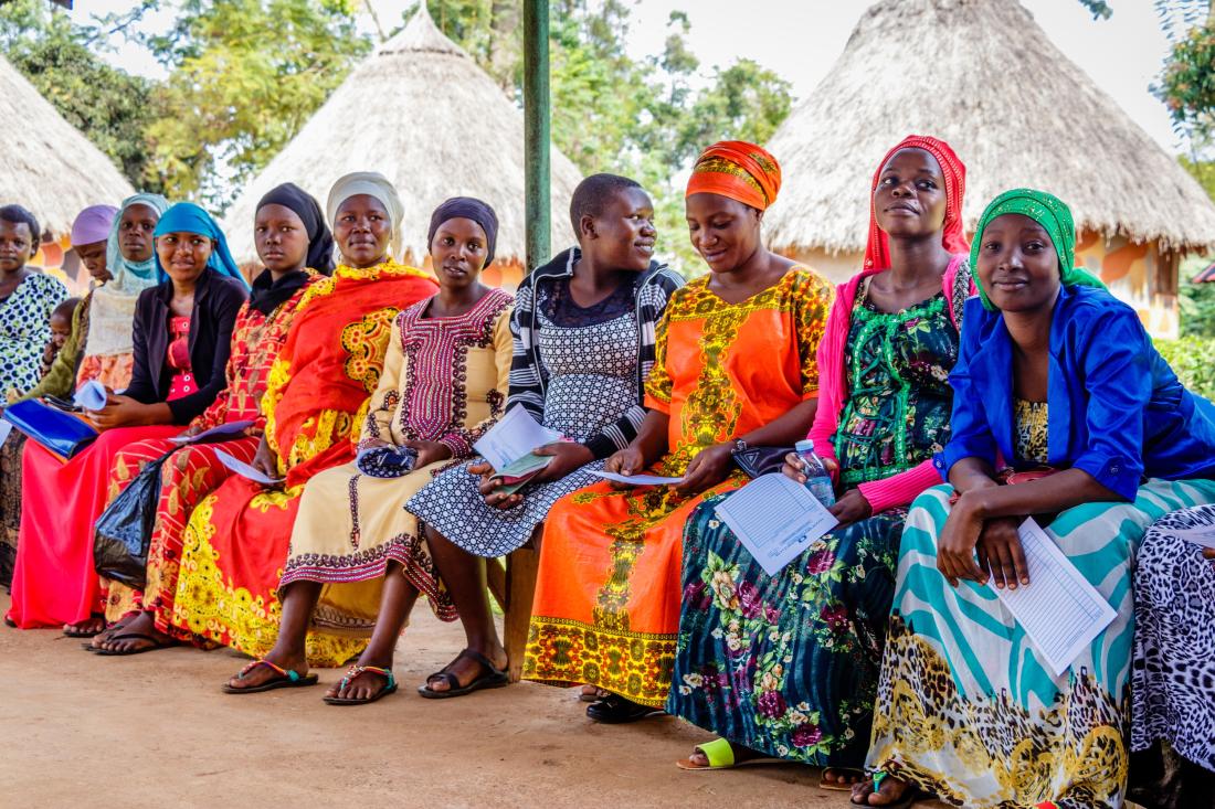A group of women seated waiting for a doctor