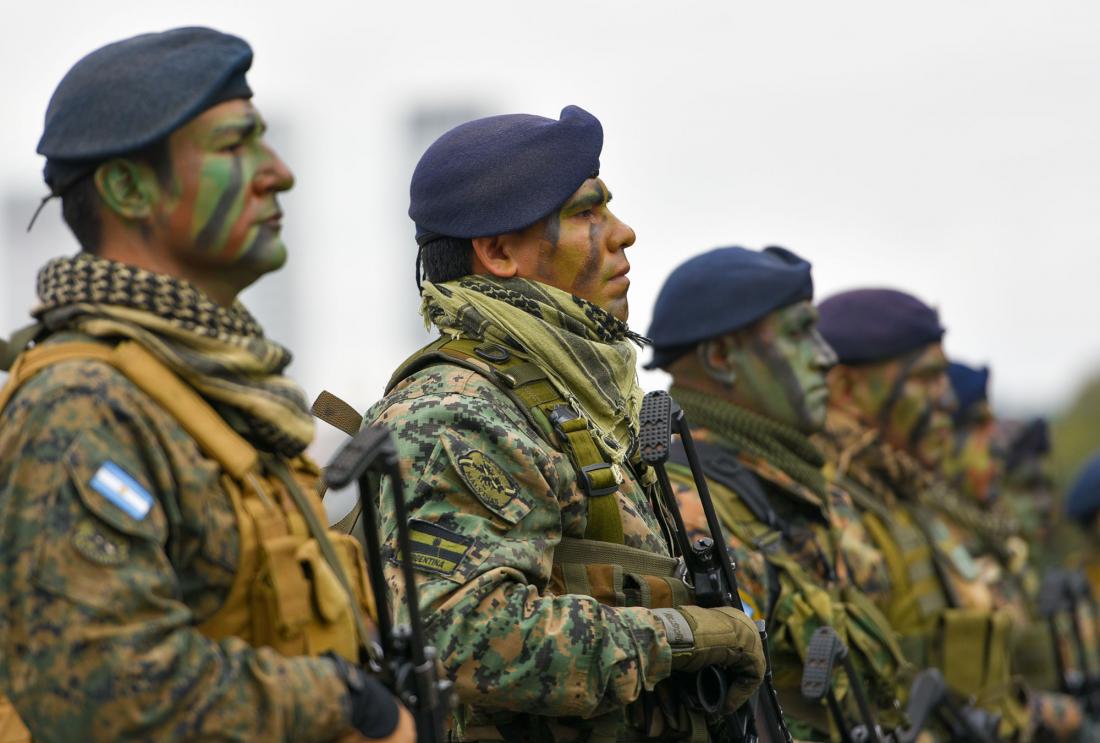 Military officers in Argentina