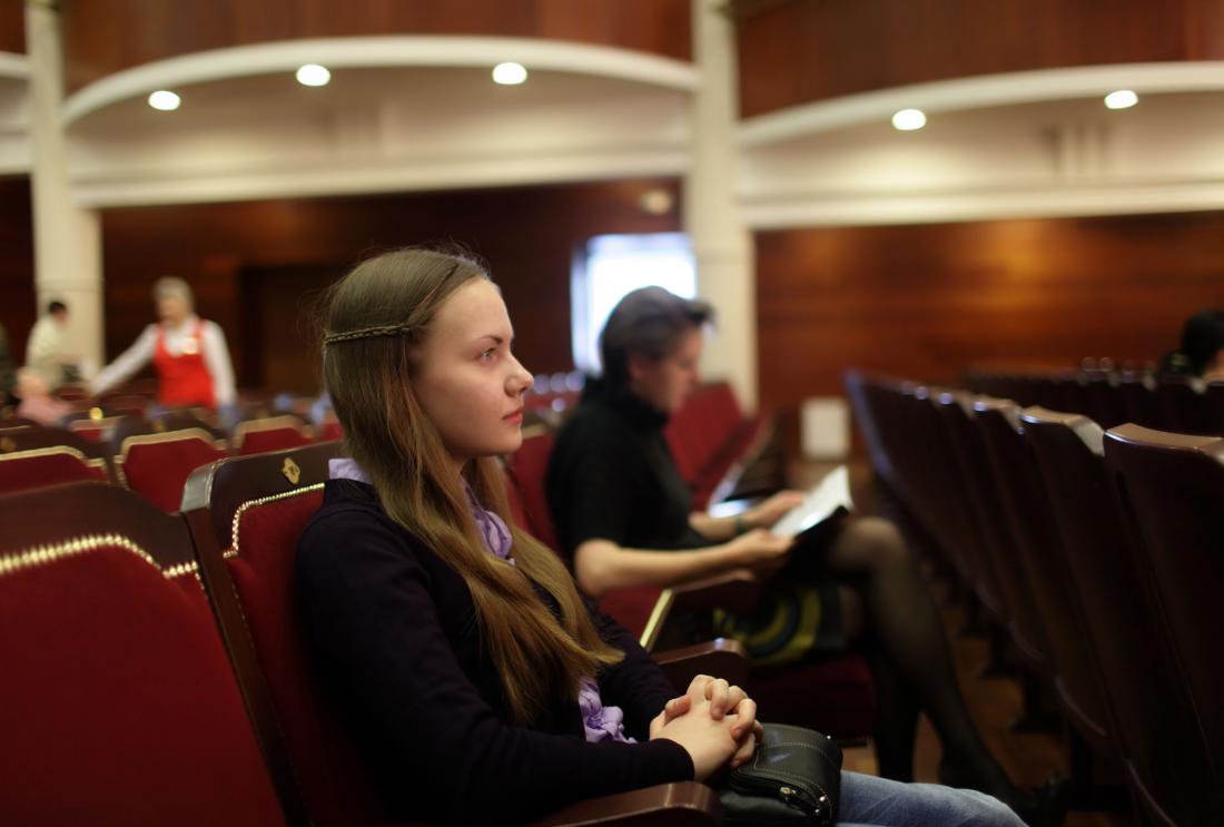 Youth at the Bavarian State Opera House in Munich, Germany.