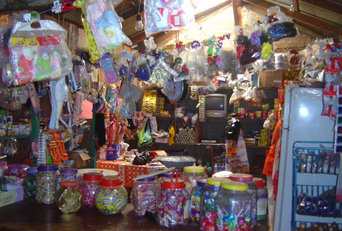 A family shop in Nicaragua.
