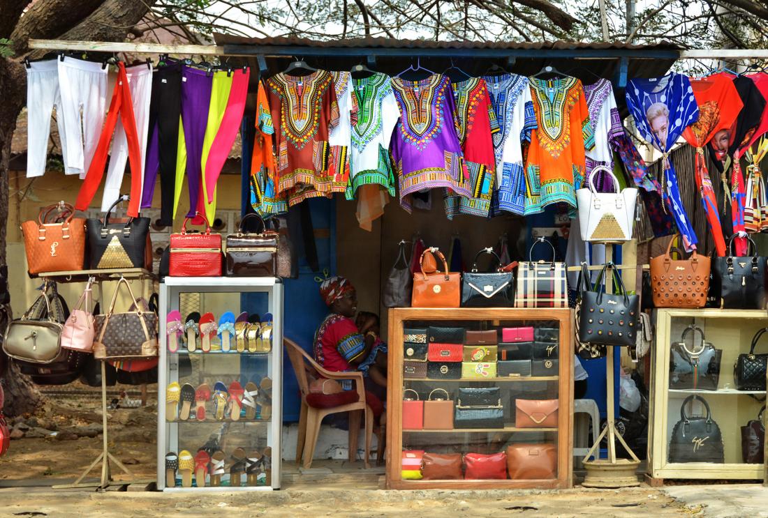 Market stall in Accra, Ghana