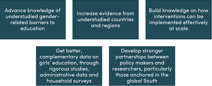 Advancing the Agenda in Girls' Education Figure 1