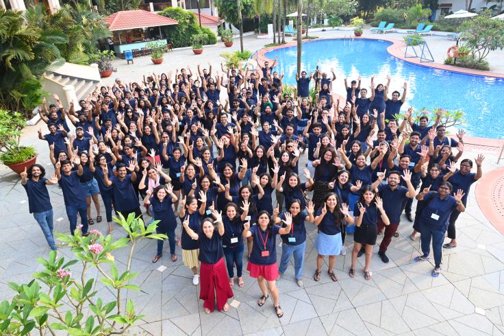 J-PAL staff at the event