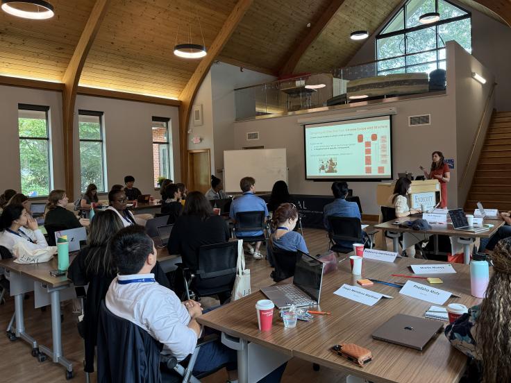 A group of people participating in a training session