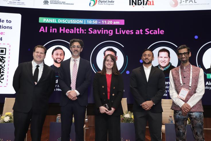 Speakers at the India AI summit