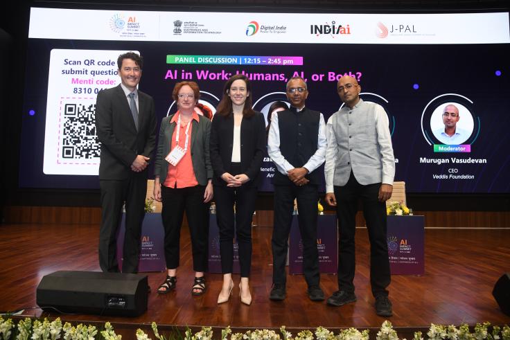 Speakers at the India AI summit