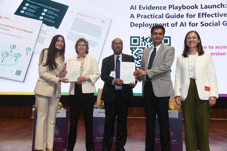 Speakers at the India AI summit