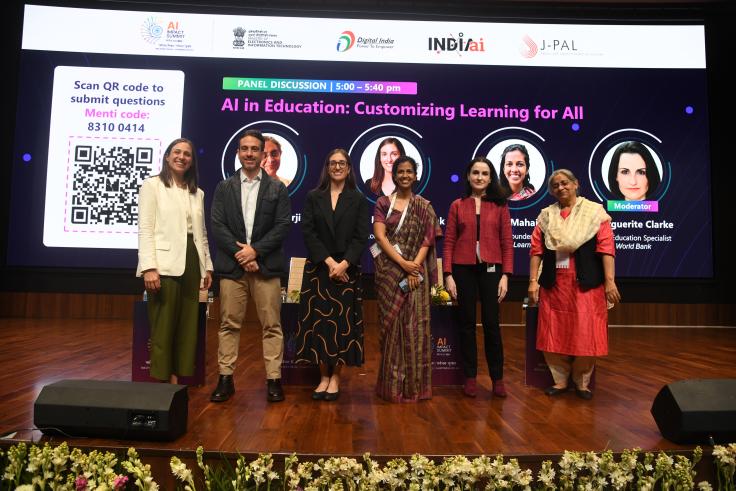 Speakers at the India AI summit