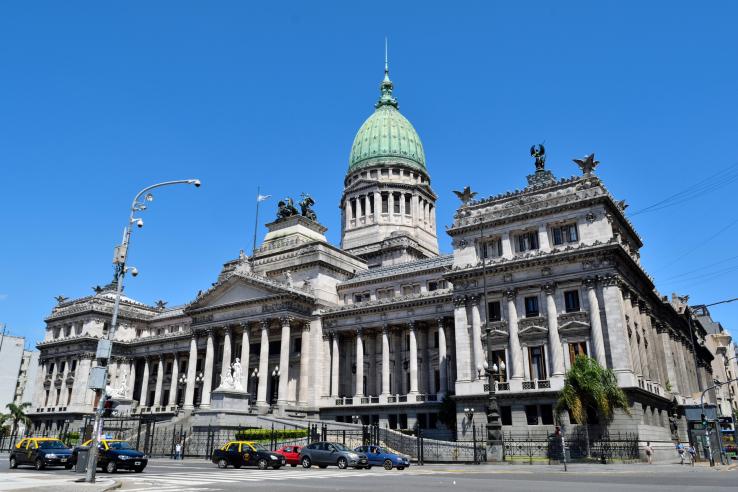 The domed building of the National Congress of Argentina