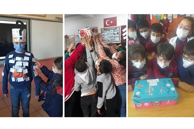 Children and teachers engaging the pedagogical activities