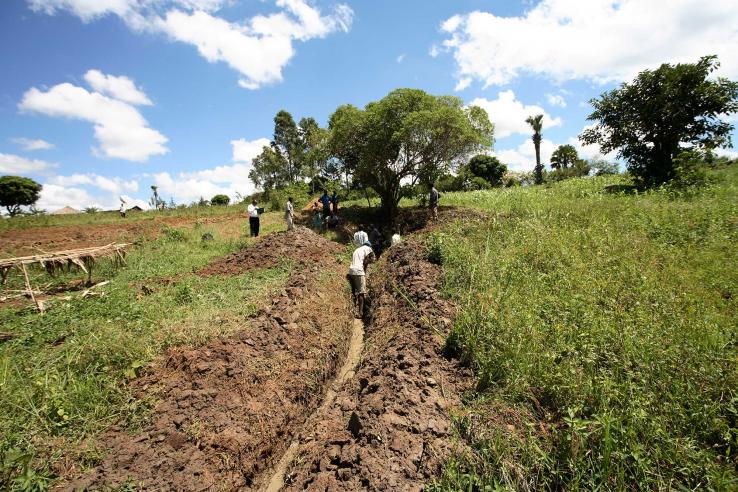 Introducing irrigation to central Kenya