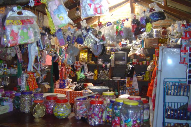 A family shop in Nicaragua.