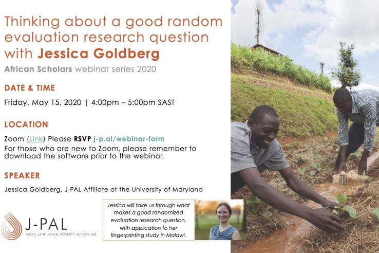 Webinar with Jess Goldberg - African Scholars