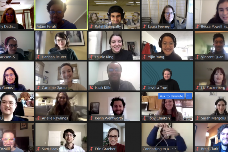 A screenshot from a J-PAL NA Zoom meeting featuring 25 people
