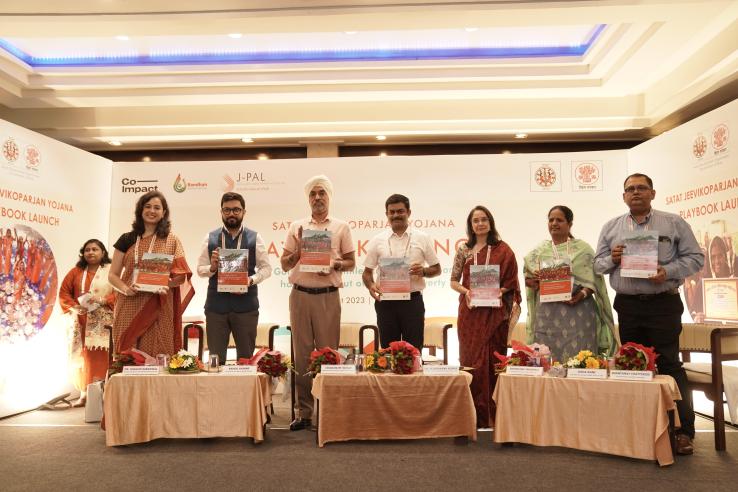 launching the Satat Jeevikoparjan Yojana Playbook, Going the Last Mile: Lifting ultra-poor households out of extreme poverty in Patna, Bihar.