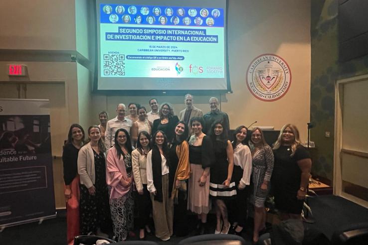 Group of participants at the March 2024 Second International Symposium on Research and Impact in Education