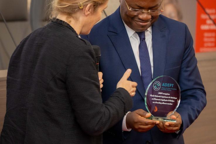 J-PAL affiliate Pascaline Dupas formally welcomes ENSEA into ADEPT 