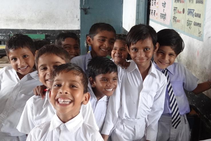 Photo of children in classroom, India TaRL