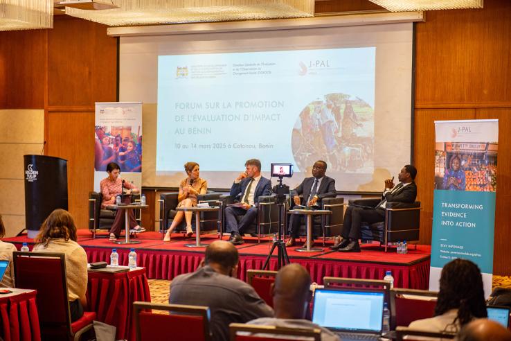 Panelists at the Benin Evidence Forum