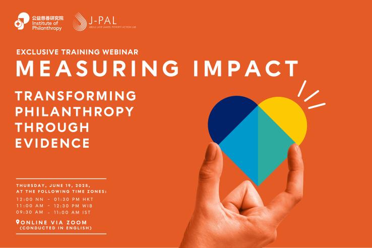 Exclusive training webinar | Measuring Impact: Transforming philanthropy through evidence