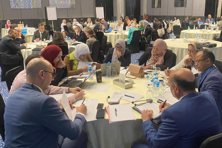 Group work from J-PAL MENA's BEET workshop with ETF