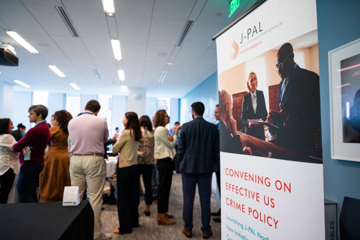 Group gathered at the launch of Initiative for Effective US Crime Policy