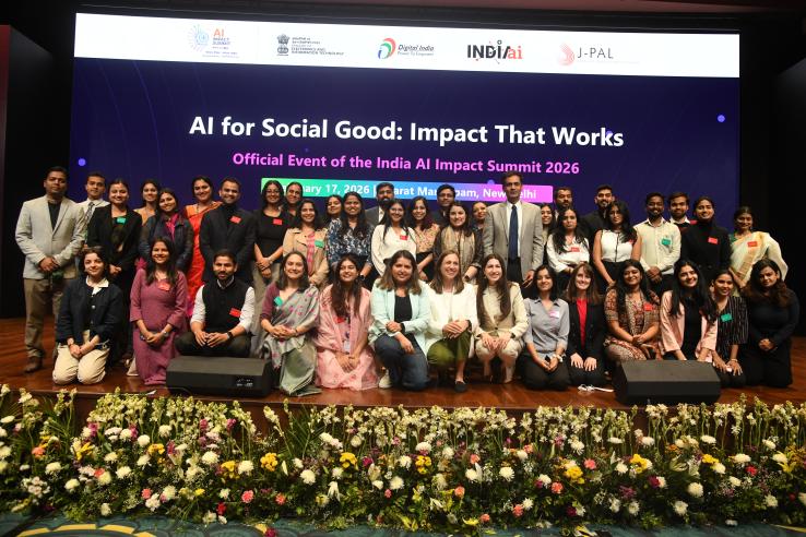 J-PAL team at the AI Summit