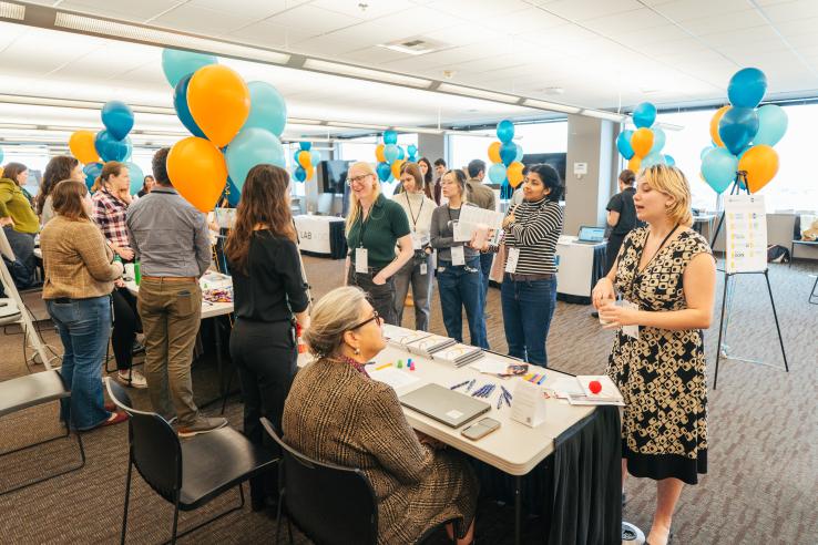 Group of people gathering at an Evidence Matters convening in King County, Washington