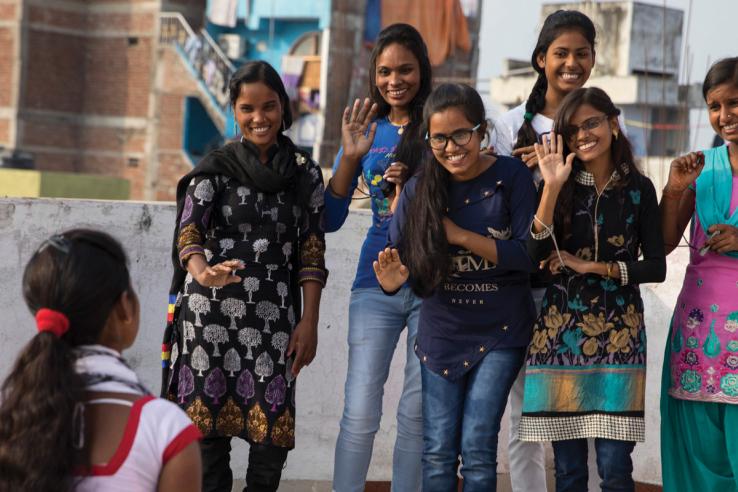 Adolescent girls in India