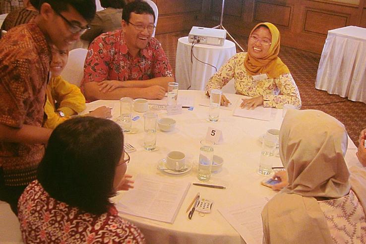 Participants at a training hosted by Southeast Asia