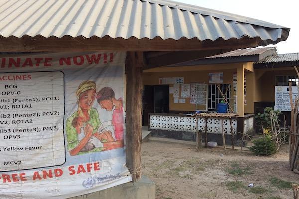 A clinic in Sierra Leone.