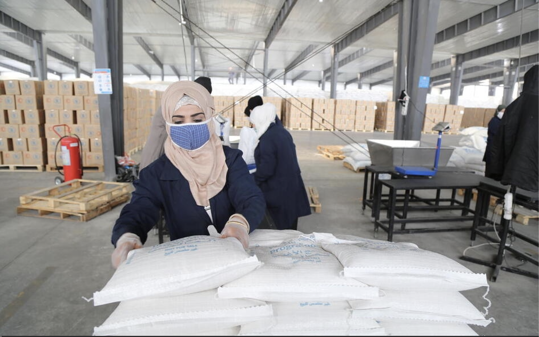 Women working in a warehouse