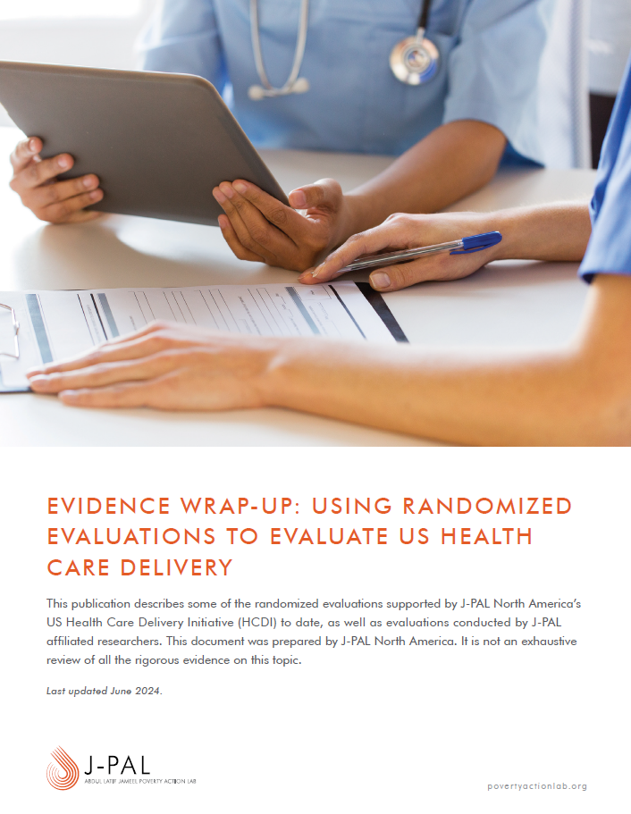 Photo of the HCDI Evidence Wrap-Up publication