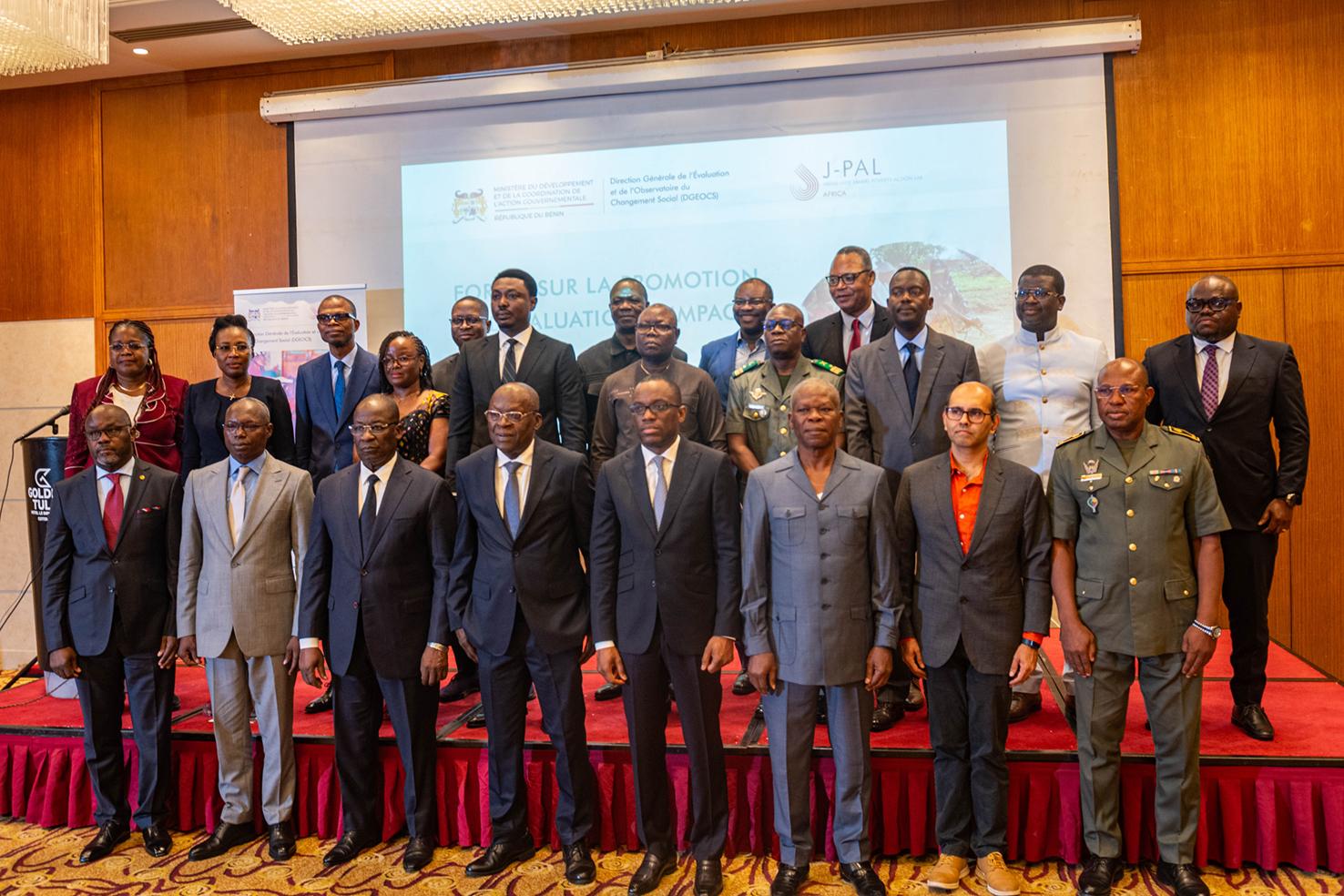 Participants at the Benin Evidence Forum.