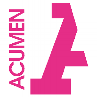 Acumen logo featuring large A