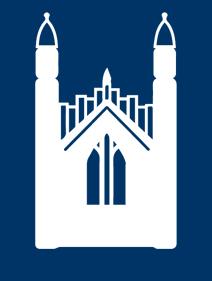 Dwight Hall logo: image of church