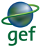 GEF logo with image of planet